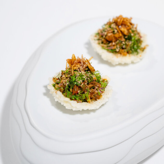 Duck rice carcker